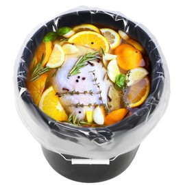 5 Gallon Bucket Liner Bags, 4Mil 12pcs 22x27.5 inches(Excluding Bucket), Turkey Brine Bag Food Grade Bags for Marinading and Brining, BPA Free, Extra Heavy Duty Leak Proof, Great for Food Storage