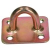KOTARBAU® Hasp with Padlock, 3 Different Sizes, Yellow Galvanised, Overflow