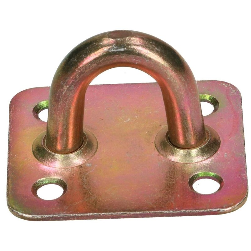 KOTARBAU® Hasp with Padlock, 3 Different Sizes, Yellow Galvanised, Overflow