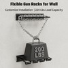 Gun Rack for Wall, Indoor Gun Racks Wall Mount, Adjustable