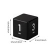 Mobxpar Digitaler Cube Timer, Zeitwürfel, Stoppuhr, Kinder-Timer, Übungs-Timer, Workout-Timer und