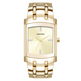 Armitron Men's Genuine Crystal Accented Bracelet Watch, 20/4507