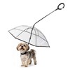 Namsan Small Dog Rain Umbrella, Windproof Rainproof Dog Umbrella with