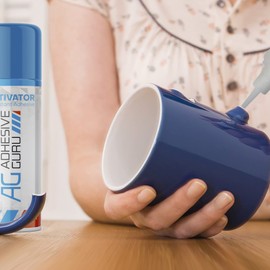 Adhesive Guru CA Glue Accelerator Spray (3.38 fl oz) Aerosol Activator for Super Glues - It is not a Glue by Itself - 1 Pack