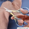 Hisuper Small Handicrafts Embroidery Scissors with Leather Scissors Cover Sharp