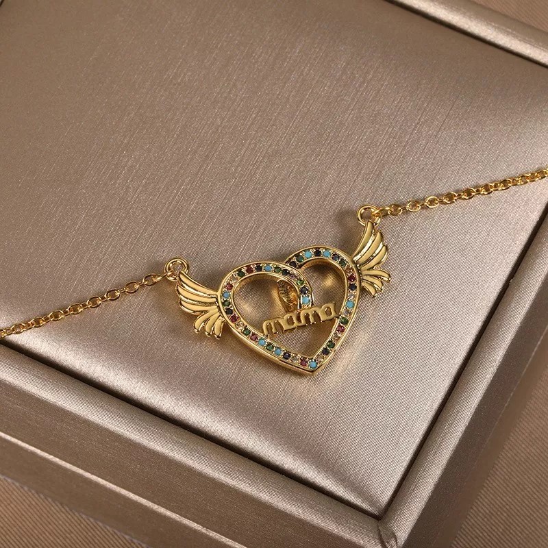 K&H Collar Corazón Madre Mom 10 Mayo +caja Regalo Regalo