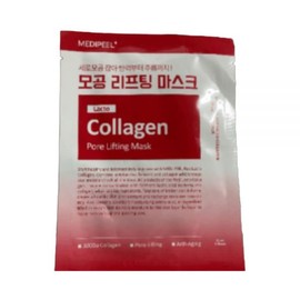 Medi-Peel Skin Elasticity Pore Reduction Red Lacto Collagen Pore Lifting Mask 10 sheets / 메디필 피부탄력 모공축소 레드락토 콜라겐 포어 리프팅 마스크 10매