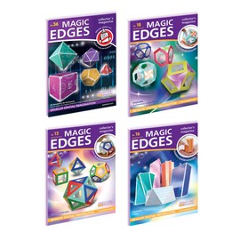 Polyhedra Magic Edges. Set #4 / The Simplest Polyhedra. 3D Paper Model Kits. Platonic Solids. Archimedean Solids. Prisms. Pyramids.