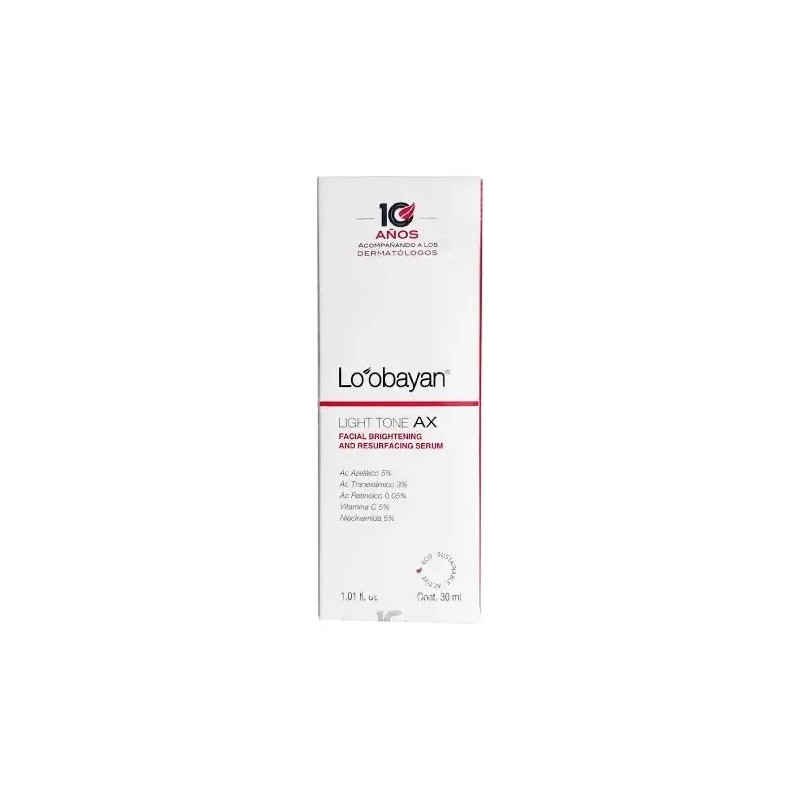 Loobayan Light Tone Ax 30ml Serum Despigmentante Aclarador