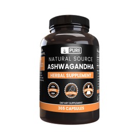 Pure Original Ingredients Ashwagandha (365 Capsules) No Magnesium Or Rice Fillers, Always Pure, Lab Verified