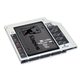 EGTMA 2 Piezas Adaptador Laptop Caddy Disco Duro Sata 2.5 12.7mm