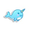 Reel Sticky Narwhal Unicorn Sticker Whale Cup Laptop Cooler Car
