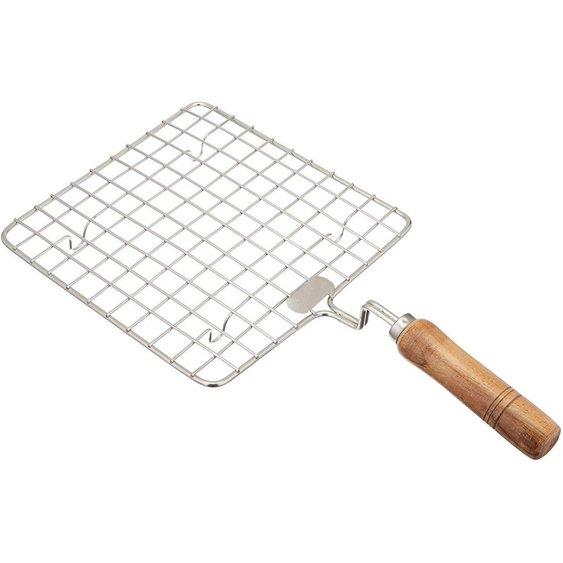 Satre Online And Marketing Wooden Sqaure Roasting Net,Stainless Steel Wire