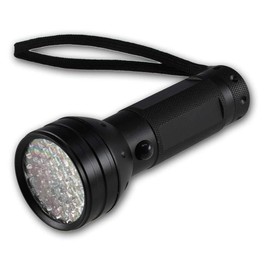 UV Light Torch 51 LEDs Diameter x Length 55 x 145 mm Detector Banknote Dried Stains Black Light