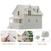 HO Scale Model Blank Buildlings Kit Unassembled House for 1:87