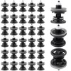 LPZMPZ Pack of 30 Door Trim Mounting 7L6868243 Plastic Car