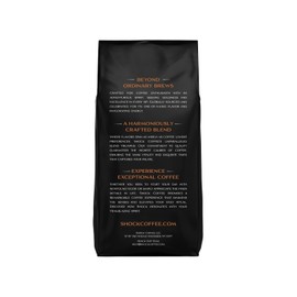 Shock Coffee - Bold all Arabica Med-Dark Roast Ground, 8 oz