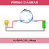 DMWD 22mm Waterproof IP67 Metal Latching Push Button Switch Heavy