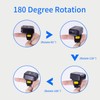 Symcode Wireless Bluetooth Barcode Scanner with Bluetooth & 2.4GHz Wireless