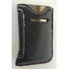 Black Leather Case Pouch For S.T. Dupont Minijet Lighter, New