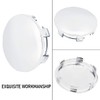 Rhinotuning 83mm(3.27in)/76.4mm(3in) Chrome Silver ABS Car Wheel Center Hub Caps