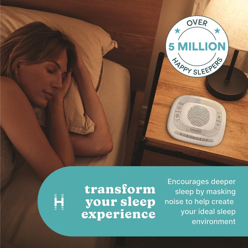 Homedics Rejuvenate White Noise Sound Machine. Travel Sound Machine for