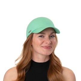 Seeberger Plain Cotton Women's Baseball Cap Sun Cap Cotton Cap (One Size - Fuchsia), fuchsia