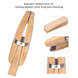 Wooden Jewellery Clamp Ring Clamp Jewellery Making Benchwork Professional Hand Tool for Hold Lock Small Sensitive Parts