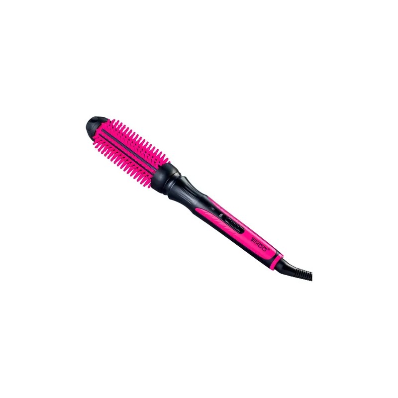 Cepillo Alaciador Con Cerdas Silicona Rizador Timco Ce-260