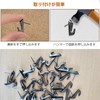 5WYOUKE Thumbtacks Hooks, 10 Pieces, Gypsum Board Hooks, Pin Hooks,