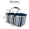 Lizzy 1 x Cooler Picnic Bag with sturdy metal handles