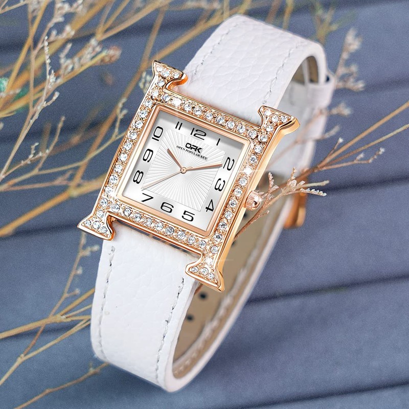 Basfur Dress Watch Fe-Montre-029-02, White, Modern