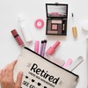 GREOXG Retirement Gifts for Women, Retired Makeup Bag, Small Zipper