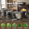 Citronella Candles Set - 4-Pack Natural Soy Wax Candles