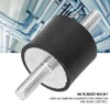 4pcs M6 Anti-Vibration Rubber Isolator Mounts with 2 Threaded Studs