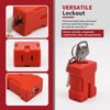 HiLKCO 4 Plug Lockout Device for Cords Electrical,Fits 2 and