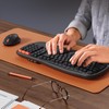 MEETION Wave Ergonomic Keyboard and Mouse Wireless, USB/Bluetooth Wave Ergo