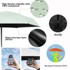 Mini Sun Travel Umbrella Ring handle Coating Layer Fabric Compact