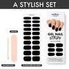MOYOU LONDON by_millimac 01 Semi-Cured UV Gel Strips - Pack