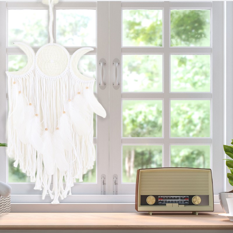 Dream Catcher Hand Woven Minimalist Home Wall Decoration for Living
