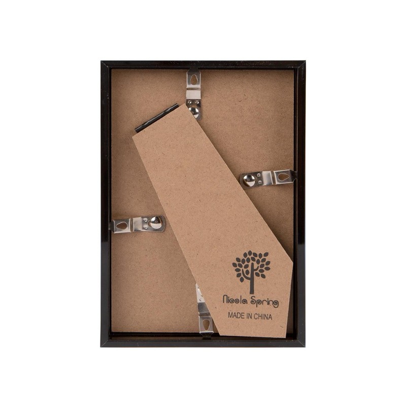 1x Black 4 x 6 inch 3D Deep Box Wooden