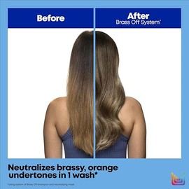 Matrix Brass Off Mascarilla | Mascarilla Matizadora azul ideal para neutralizar reflejos naranjas en el cabello castaño 200ml