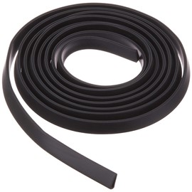Hikari KGV3-2 Groove Rubber 0.2 x 0.5 inches (6 x 12 mm), 6.5 ft (2.4 m), Black