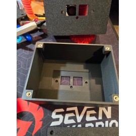 NCE Improved-NCE  3D printed stand alone Power Cab box  with CAB Built in face Panel