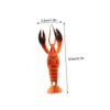 KOMBIUDA 4pcs Realistic Lobster Fishing Baits Portable Soft Lures for