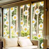 Whaline 9 Sheets Daisy Flower Window Clings White Cute Floral