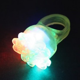 Flashing Flower Ring (Luminous Ring), 36 Pieces