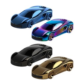 Bilious Flash Drive Sports Car Series Metal Waterproof USB 2.0 Thumb Drive Memory Stick Small Size USB Drive Gift (128GB, Black)