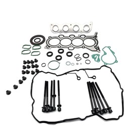 MTOSYSARI Engine Head Gasket Set W/Bolts and Engine Intake W/Exhaust Valve Kit Replacement for 2011-2016 Hyundai Forte Elantra Soul 1.8 2.0L HSHY23 222112G000 2221225002