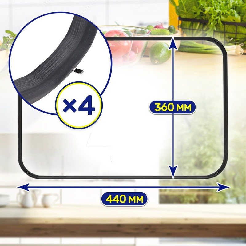 Oven Seal 440 x 360 mm with Original Code 42822687